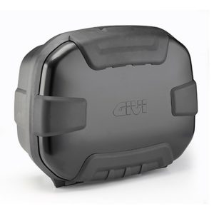 GIVI TREKKER II 35L top and side case black with anodized aluminium finish