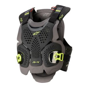 Alpinestars Protection Vest A-4 Max Black/Yellow Fluo XS/S