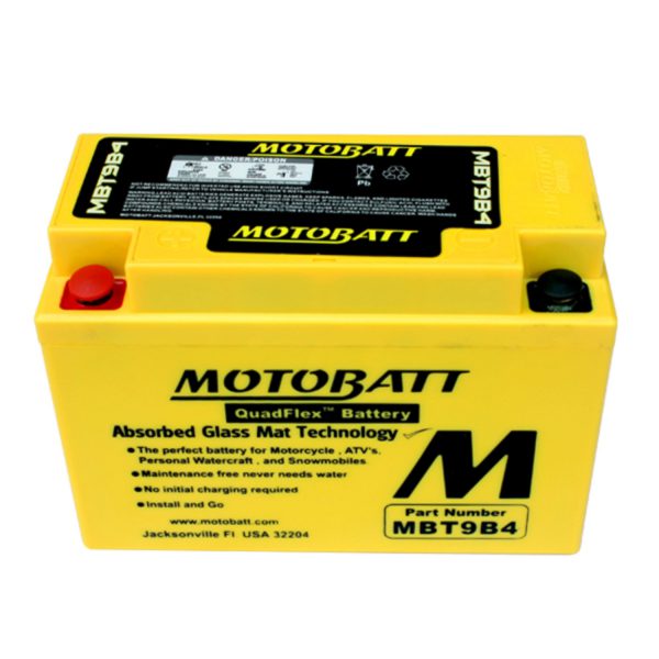 Motobatt battery, MBT9B4