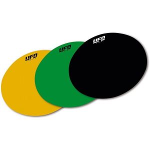 UFO Oval sticker for plates veteran 1pcs Fits UFO nr-plåt 8046-8049 Green