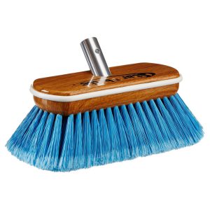 Star brite Premium Medium Wash Brush – Synthetic Wood Block W/Bumper (Blue)
