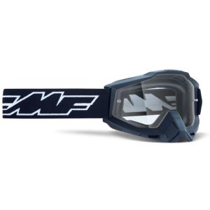 FMF POWERBOMB Goggle Rocket Black – Clear Lens