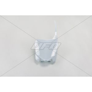 UFO Front number plate CRF250R 14-17 /  CRF450 13-16  White 041