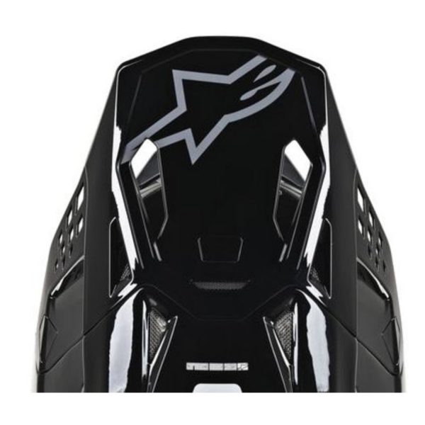 Alpinestars Visor S-M8 - TRIPLE Black Glossy