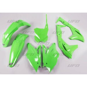 UFO Plastic kit 5-parts KXF250 2017- Flou green