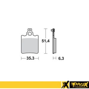 ProX Rear Brake Pad KTM65SX ’00-03