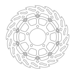 Moto-Master Flame Brakedisc front right Kawasaki: ZX10R