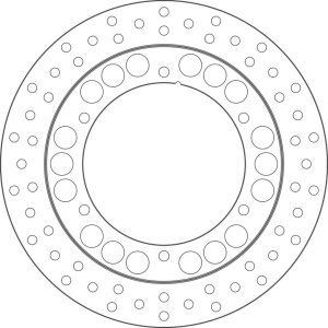 GOLDFREN brakedisc yd267 hd150 id132 t5,1