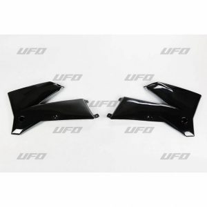 UFO Radiator covers KTM EXC 05-07,SX 05-06 Black 001