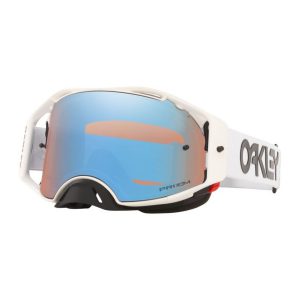 Oakley Airbrake MX factory pilot white prizm mx sapphire prizm iridium