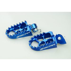 Scar Evolution Footpegs – Ktm/Husab./Husq./Sherco/Beta 05-17 Blue color