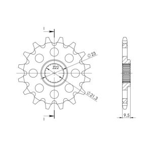 Supersprox / JT Front sprocket 1577.15