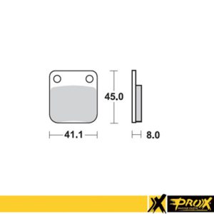 ProX Rear Brake Pad KX65 ’00-20 + RM65 ’03-05