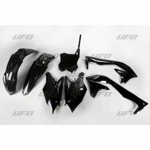 UFO Plastic kit 5-parts Black KXF450 16-17