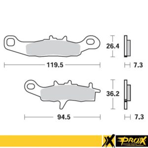 ProX Front Brake Pad KX80/85/100 ’97-20 + RM85 ’05-20