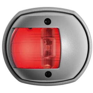 Compact 12 LED navigation light grey – red