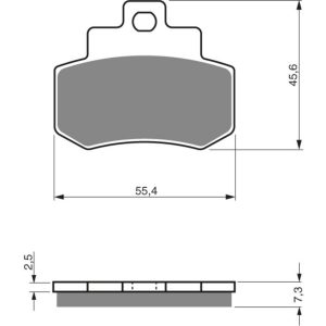 GOLDFREN Brake Pads 192 Ceramic carbon AD