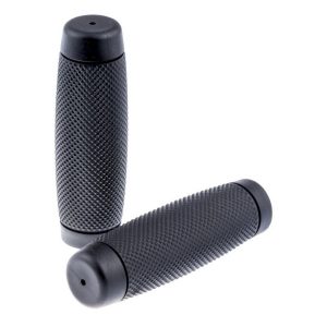 Handgrips Diamond cut Black for Ø 22 mm (7/8″)