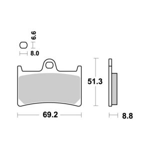 Sbs Brakepads Evo Sinter