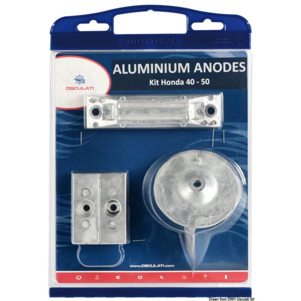 Osculati Anode kit Alu Honda 40/50hv