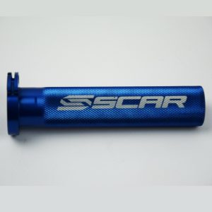 Scar Aluminum Throttle Tube + Bearing – Kawasaki/Suzuki/Yamaha – Blue color