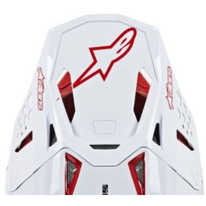 Alpinestars Visor S-M10 – DYNO White Glossy