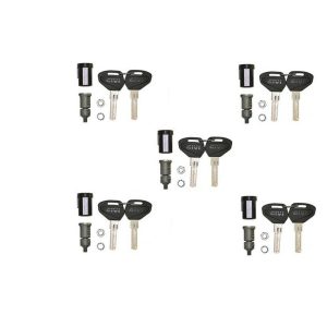 Security Lock key set for 5 cases, including bush and under lock platelets