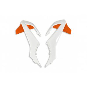 UFO Radiator covers KTM65 2019-2021 White/orange 999W