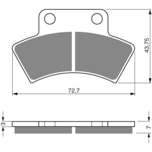 GOLDFREN Brake Pads 216 Ceramic carbon AD