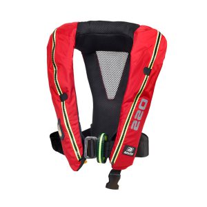 Baltic Legend 220 Hammar auto harness inflatable lifejacket red 40-140kg