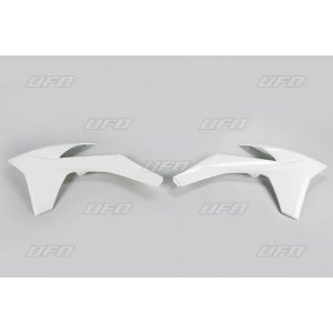 UFO Radiator cover KTM125-525 SX/SXF 11-12 / EXC/F 12-13 White 047