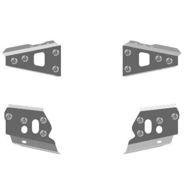 Storm A-arm plates Alu Polaris